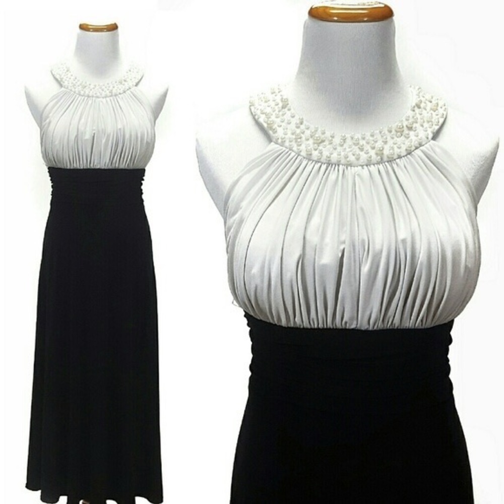 J. Howard Pearl Neckline Formal